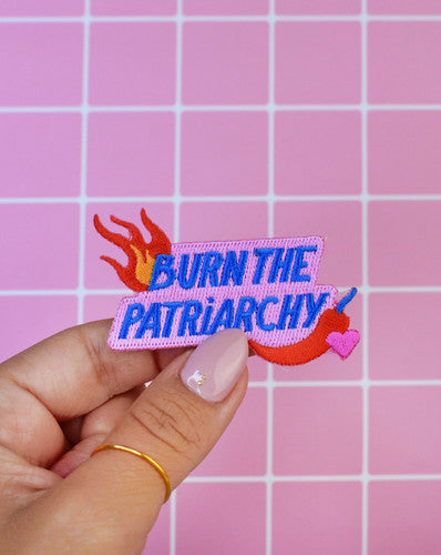 Patch Thermocollant - Burn The Patriarchy Limistic - Malicieuse