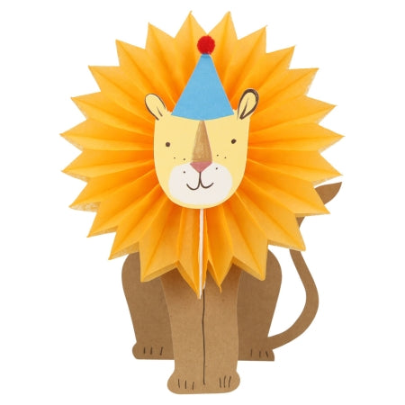 Carte en Lion en Nid d'abeilles - meri meri