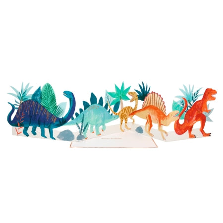 Carte Accordéon Dinosaure - meri meri