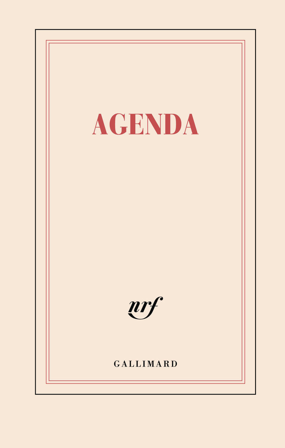 Agenda 2026 - Gallimard