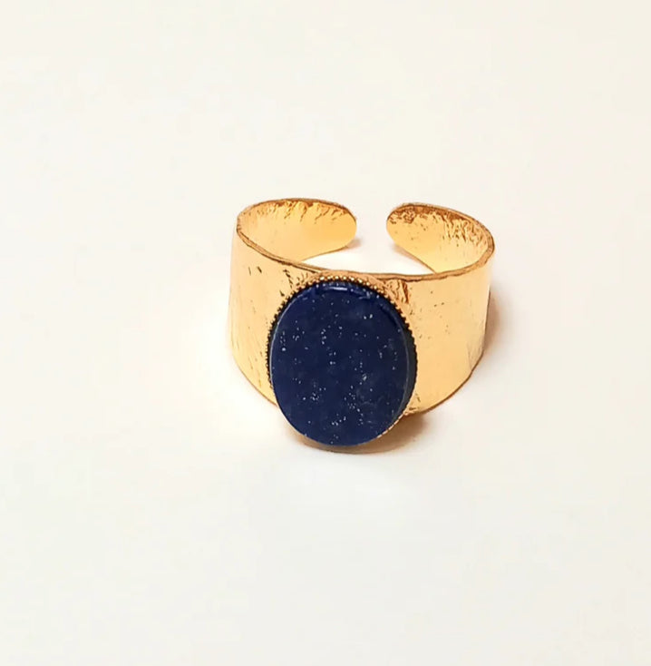 Bague Paula lapis lazuli - bijoux - Fabien Ajzenberg