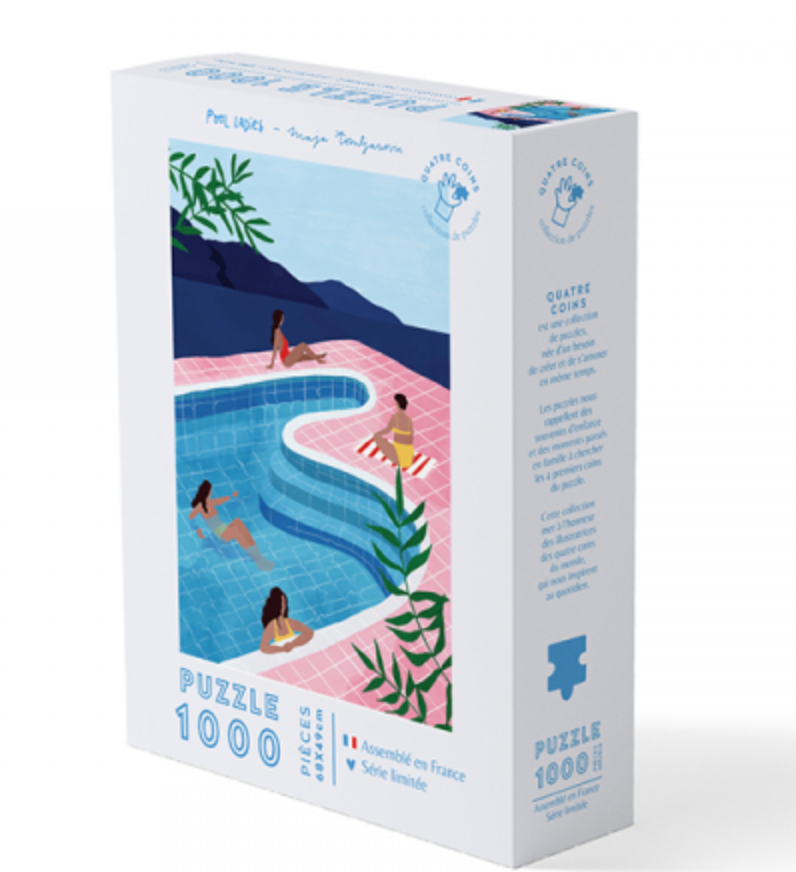 Puzzle Pool Ladies par Maja Tomljanovic - 1000 pièces - La Petite epicerie