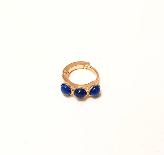 Boucle d'oreille - Lia - Lapis Lazuli - Fabien Ajzenberg