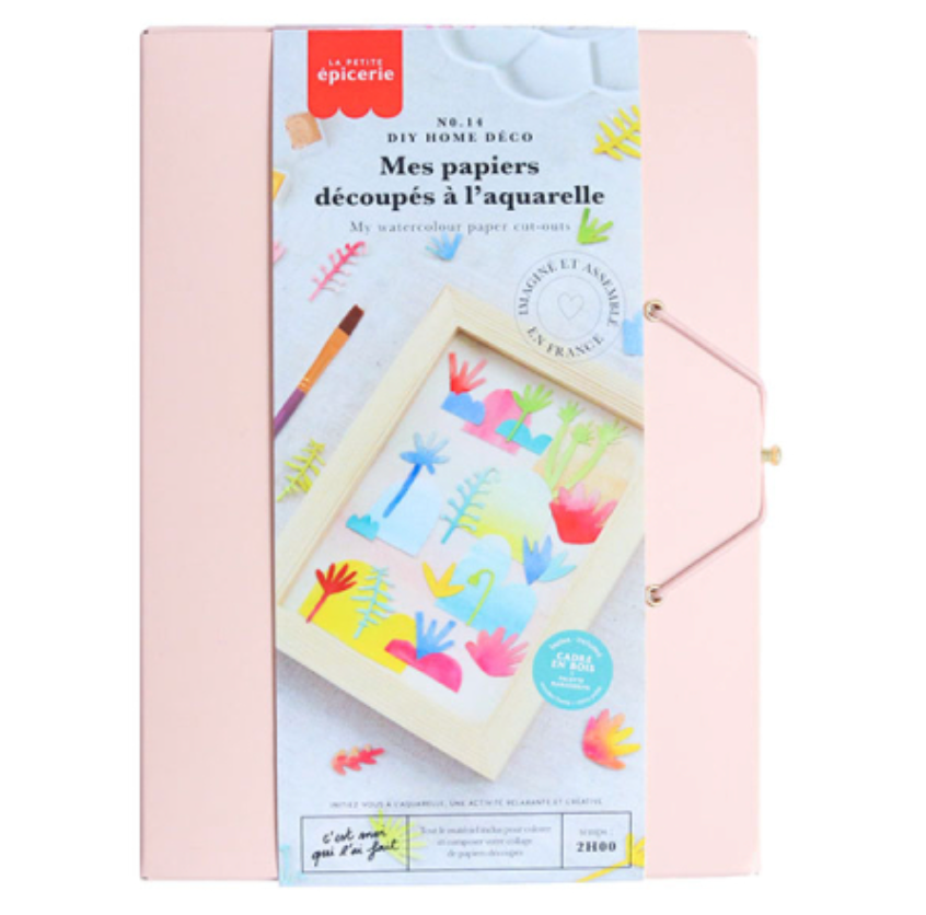 Papiers découpés à l'aquarelle - La petite épicerie