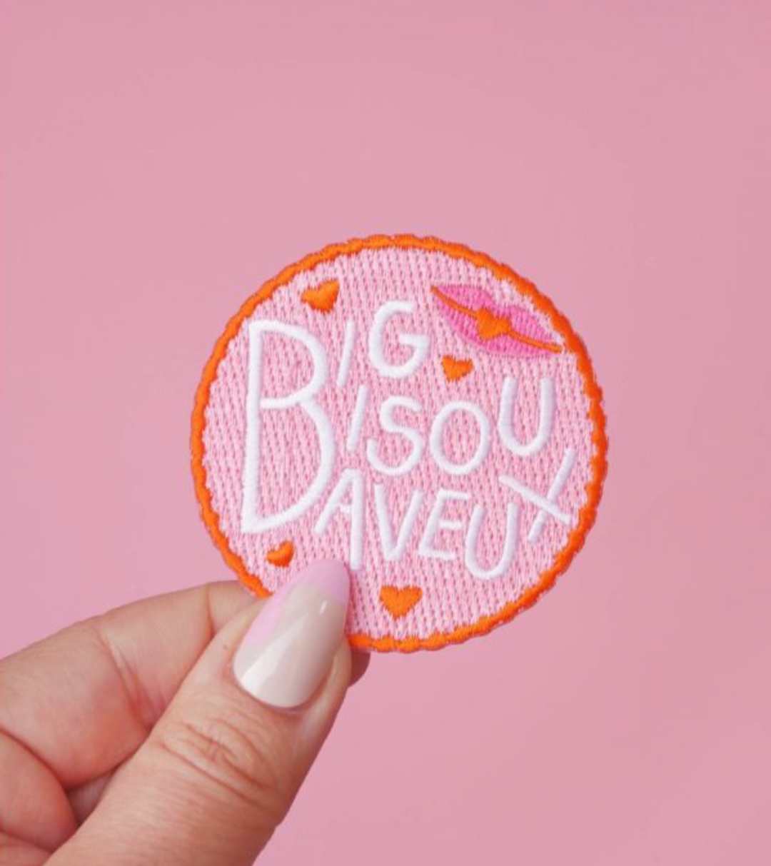 Patch Thermocollant big bisou baveux - Malicieuse