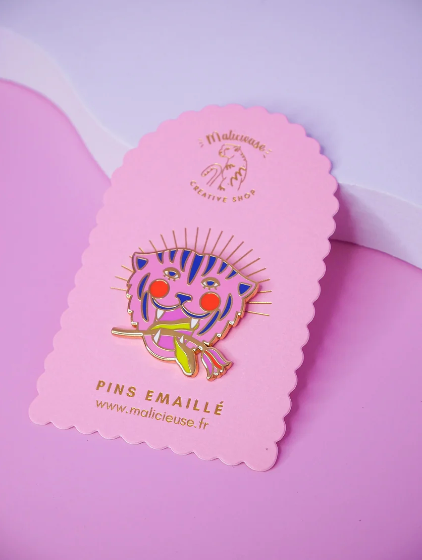 Pin's tiger limistic - Malicieuse