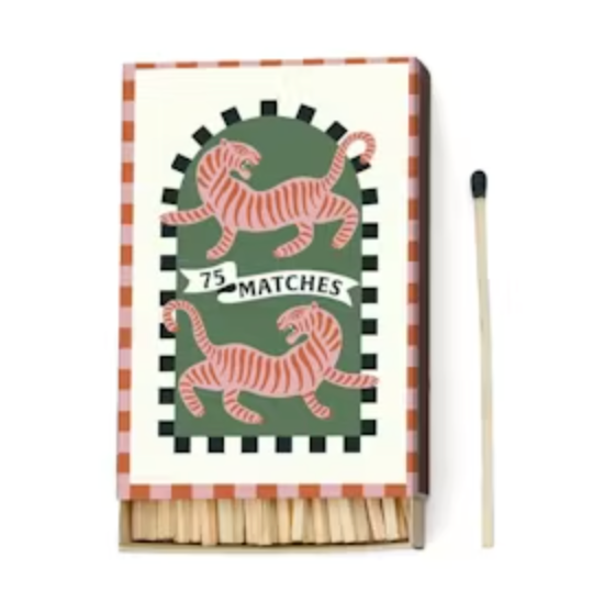 Allumettes "Tiger" Black - 75 matches (9.6 CM)