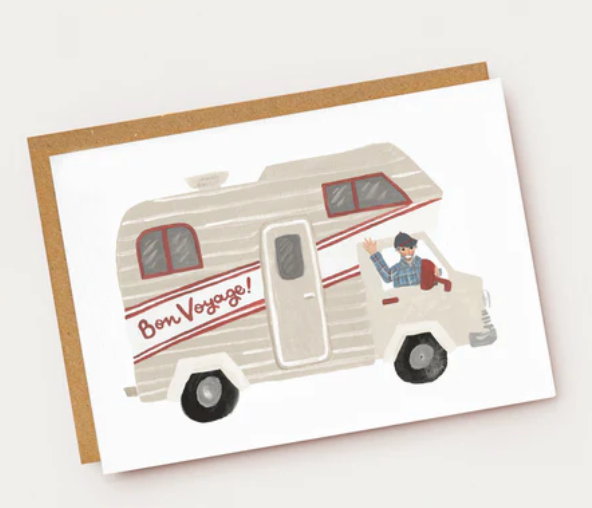 Carte de bon voyage - Van aménagé - Jade Fisher