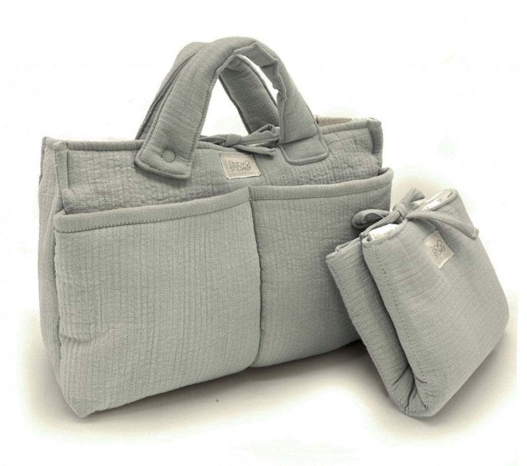 Sac à langer vert - Baby Shower