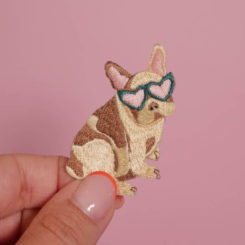 Patch Thermocollant - Bouledogue français - Malicieuse