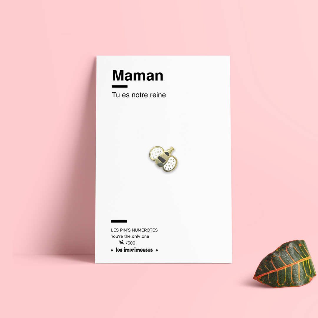 Pin's - Abeille - Maman - Spécial fête des mères