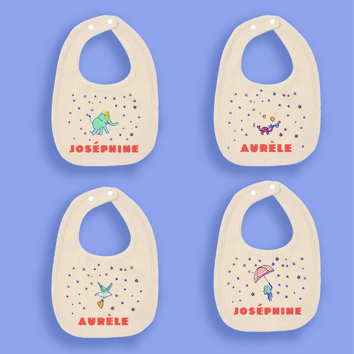 Coffret naissance à personnaliser - Animaux - Rouge