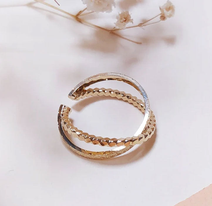 Bague Jeanne 2 (Bague Double épaisse)