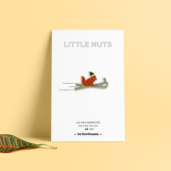 Pin's -  Little nuts - Écureuil