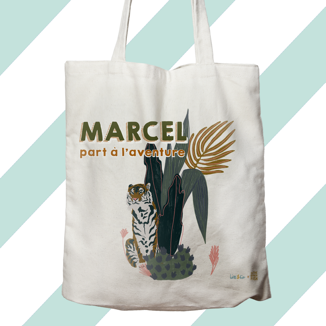 Tote bag Jungle Tigre - À personnaliser
