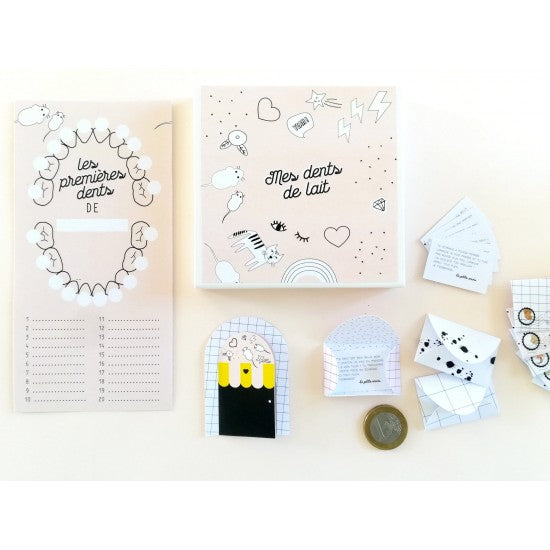 Kit " Mes dents de lait " - Pamela Loops - Cadeau pour enfant 6 ans