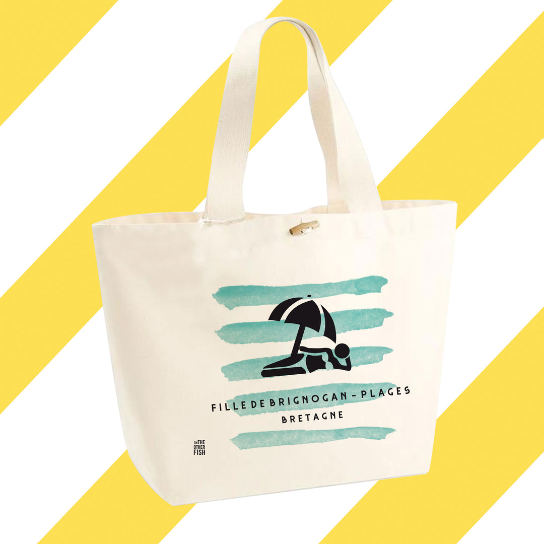 Sac Cabas à personnaliser - Fille de Brignogan