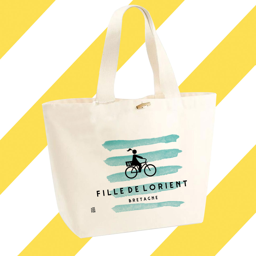 Sac Cabas à personnaliser - Fille de Lorient