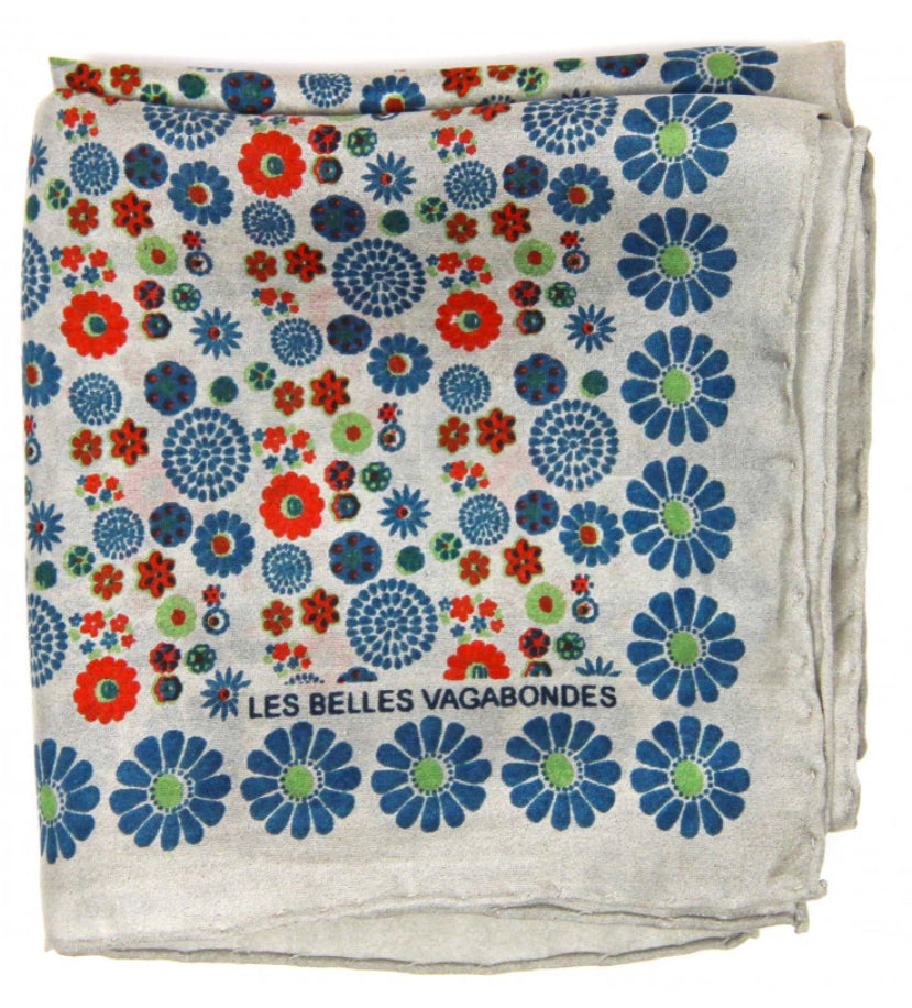 Mini foulard – 50 × 50 cm – Les Belles Vagabondes