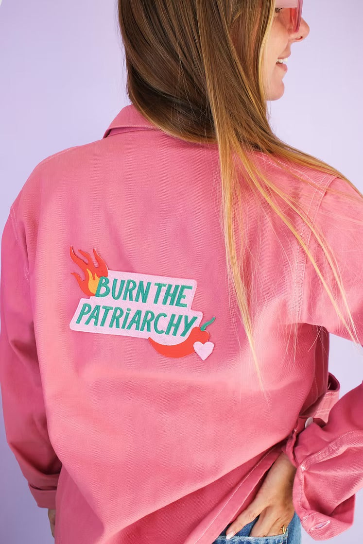 Patch XL Burn The Patriarchy - Malicieuse