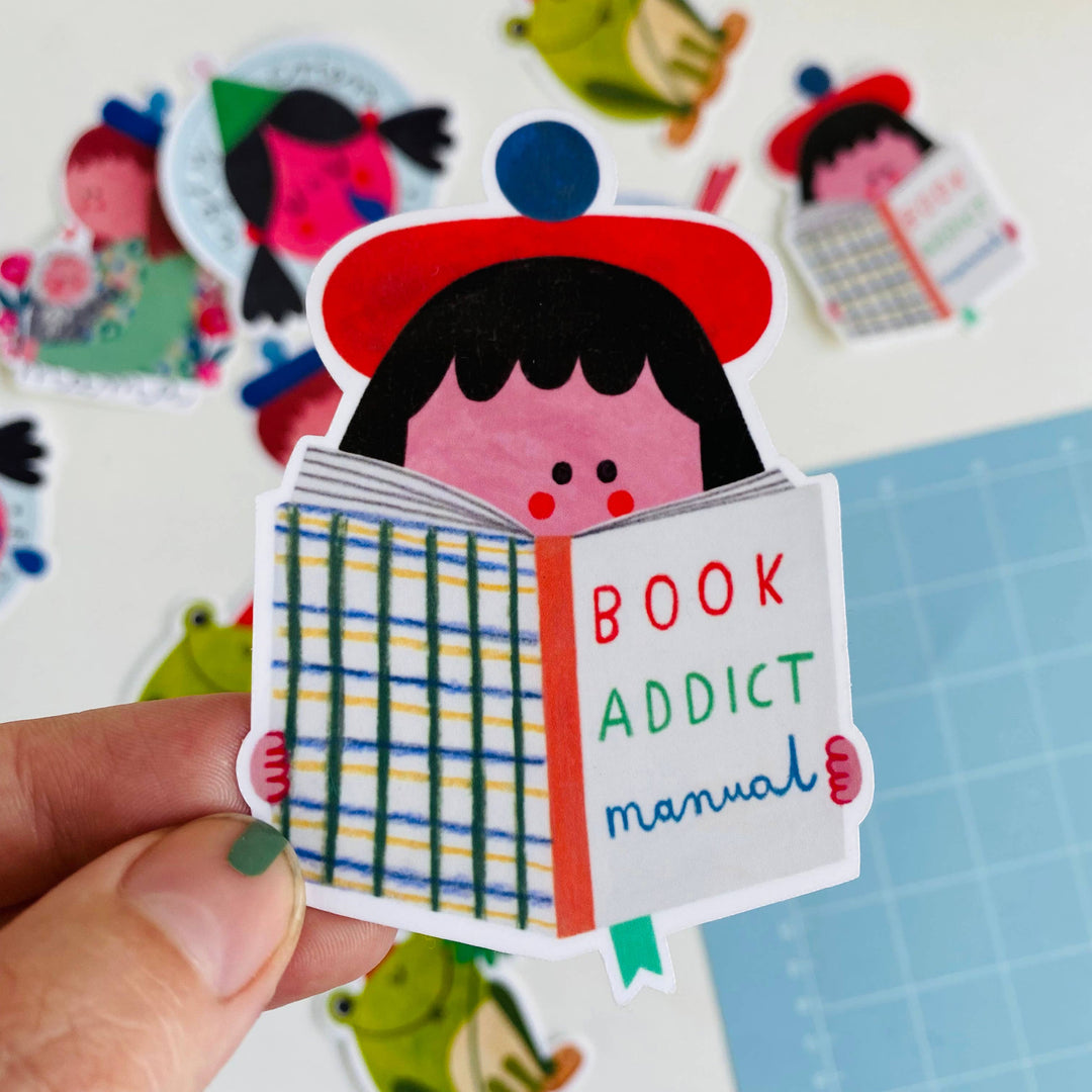Sticker BOOK ADDICT - Daria Solak