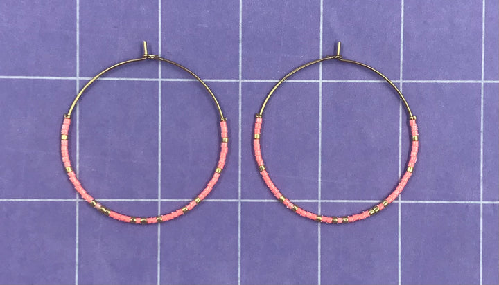 Boucles d’oreille créoles - Acier inoxydable - bijoux - Les Cléias