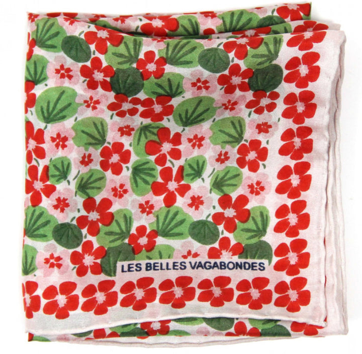 Mini foulard – 50 × 50 cm – Les Belles Vagabondes