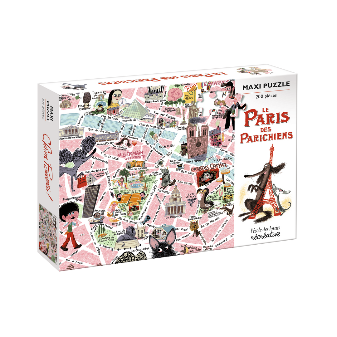 Puzzle Le Paris des Parichiens 200 pièces - École des loisirs / Moulin Roty