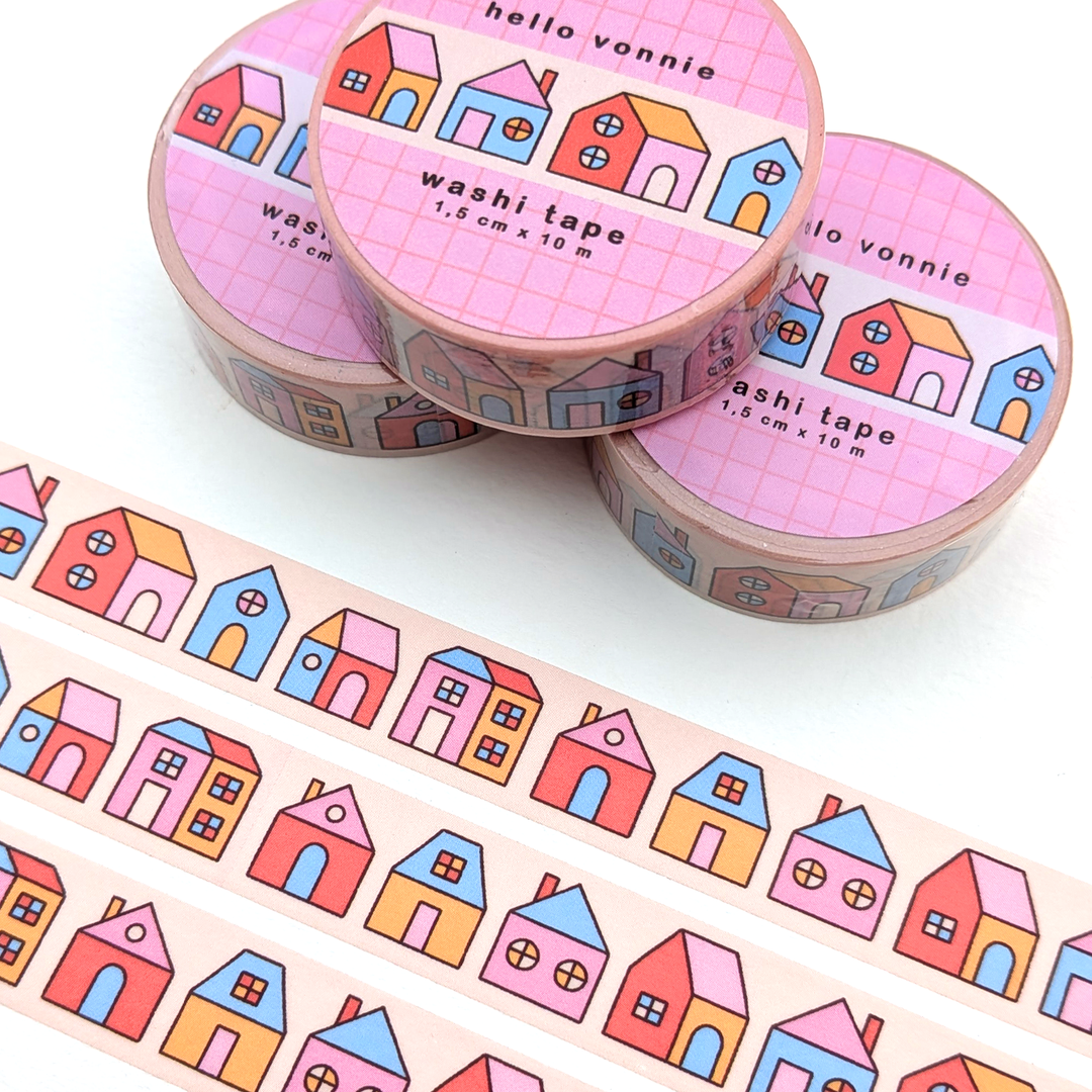 Washi tape Cozy House - Hello Vonnie