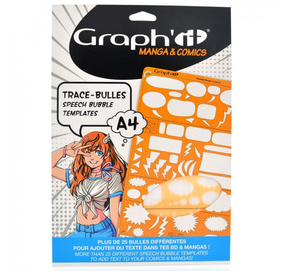 Trace bulle Comics Manga A4 - Graph’it