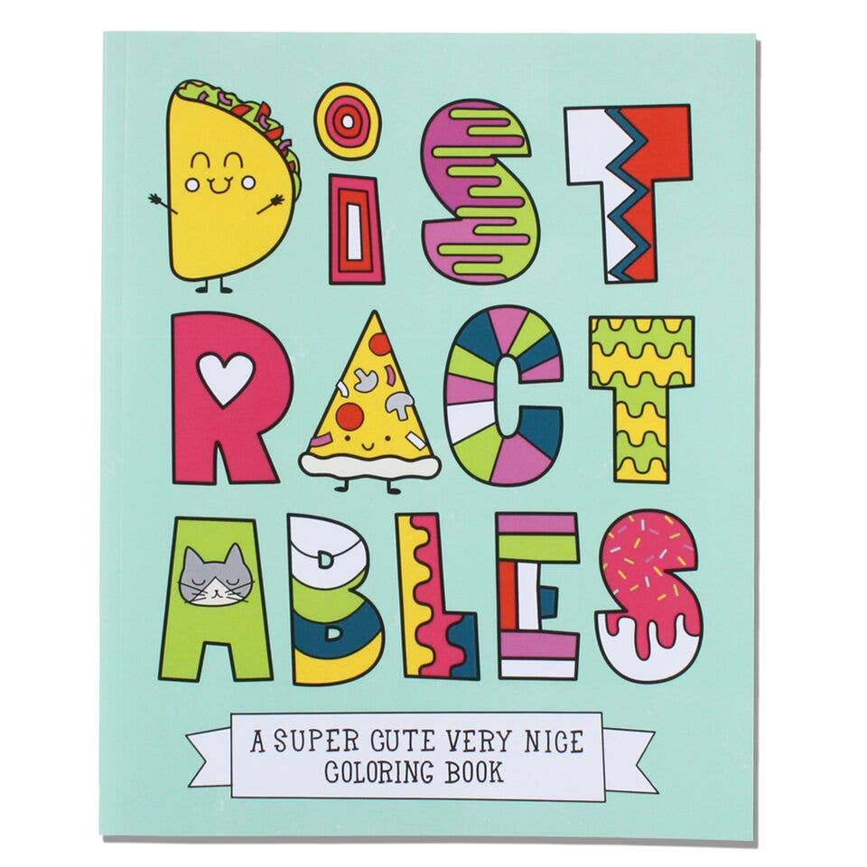 Livre coloriage Distractables