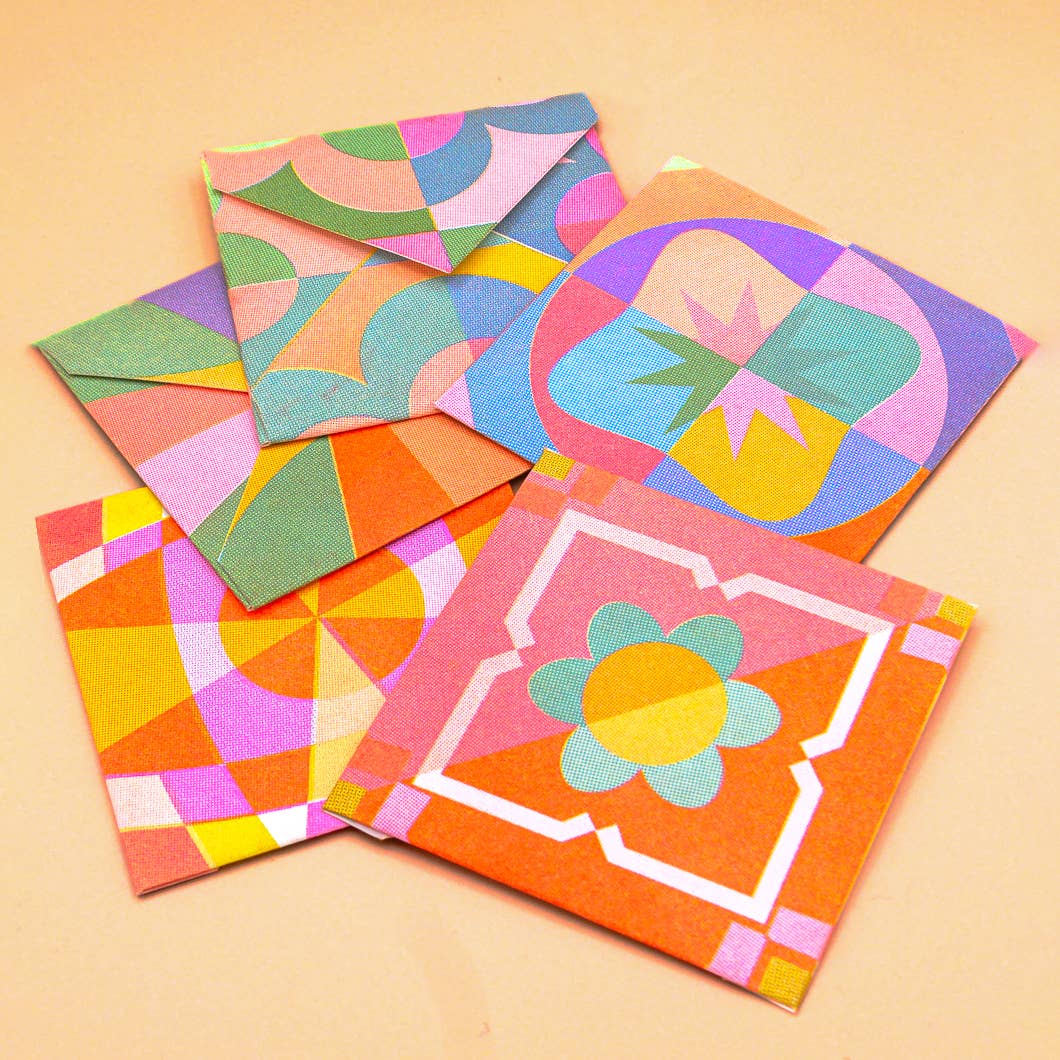 Mini enveloppes risographie Studio Misprint