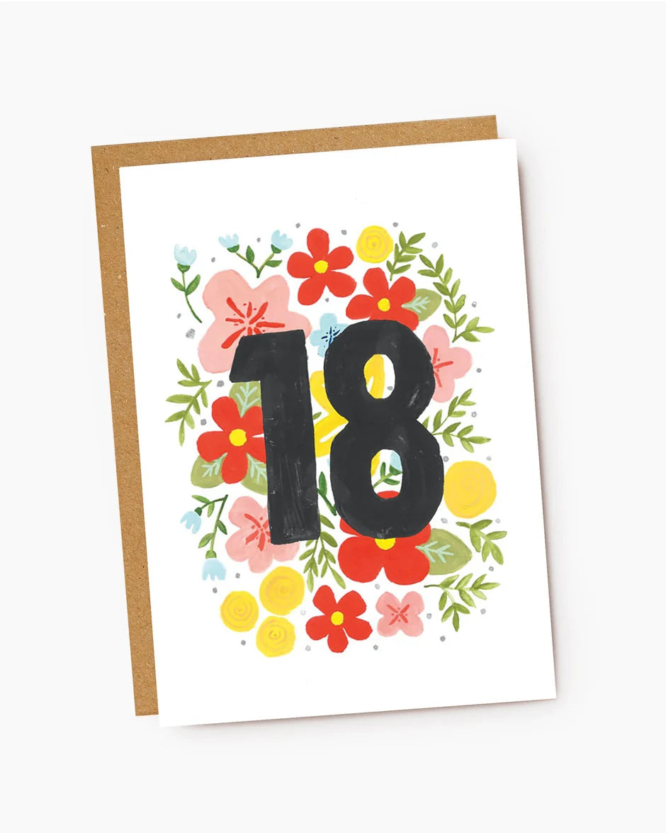 Carte anniversaire 18 - Jade Fisher
