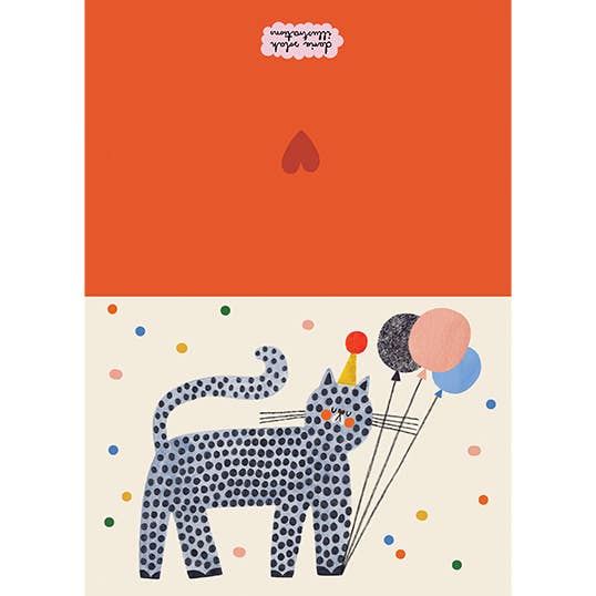 Carte PARTY CAT - Daria Solak