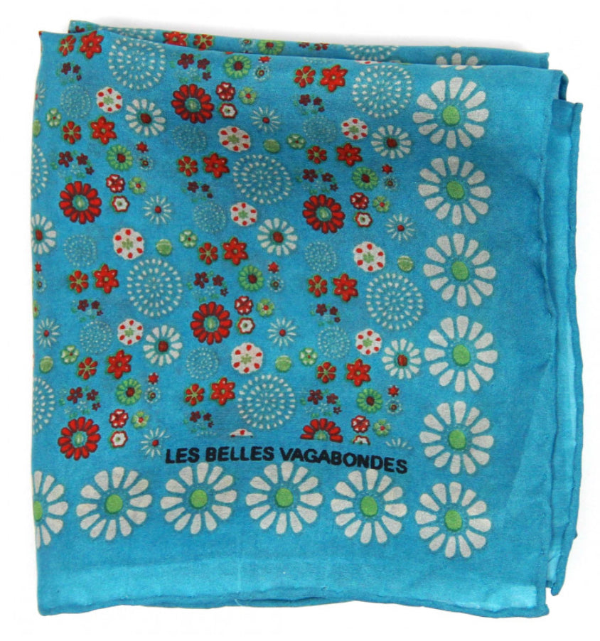 Mini foulard – 50 × 50 cm – Les Belles Vagabondes