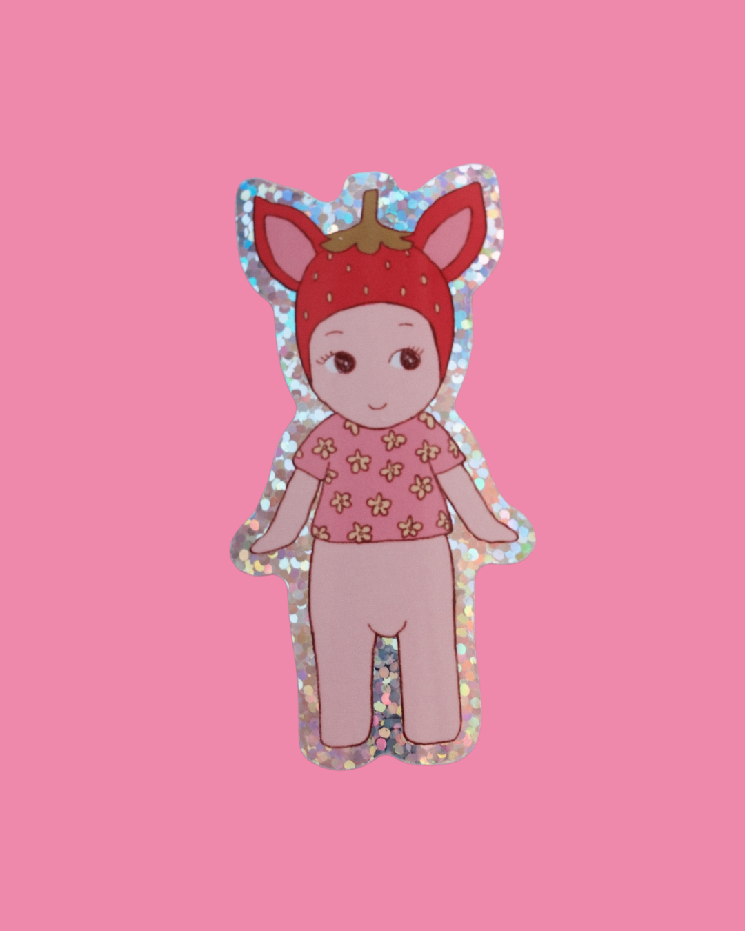 Sticker Mini Baby Fraise