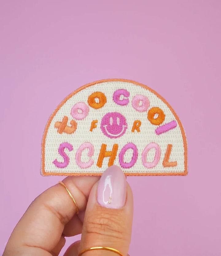 Patch Thermocollant - Too cool for school - Malicieuse