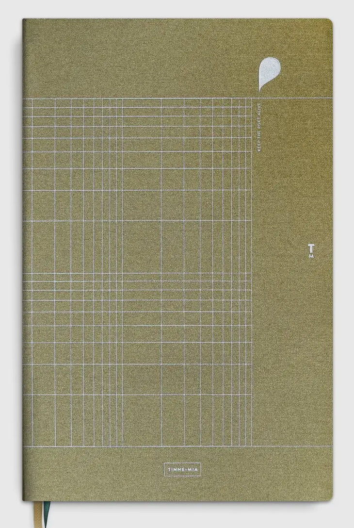 Carnet Lin A4 30x19cm Antelope - Notebook Ligné 128 Pages Relié Cousu - Tinne+Mia