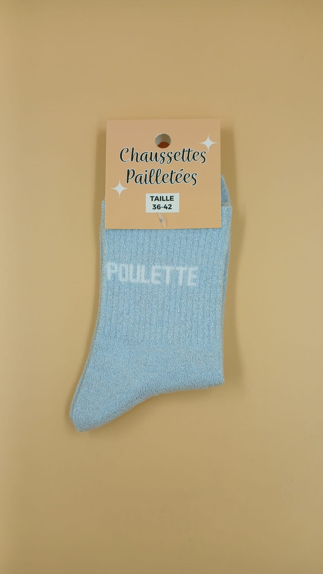 Chaussettes paillettées