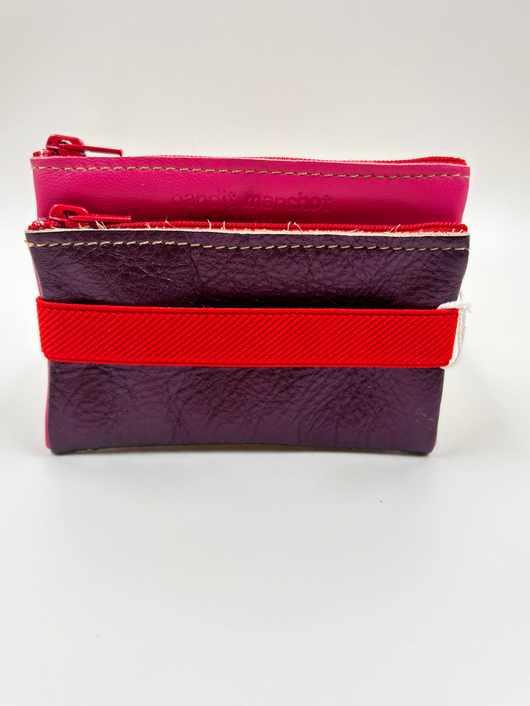 Porte monnaie cuir siamois S - Bandit Manchot