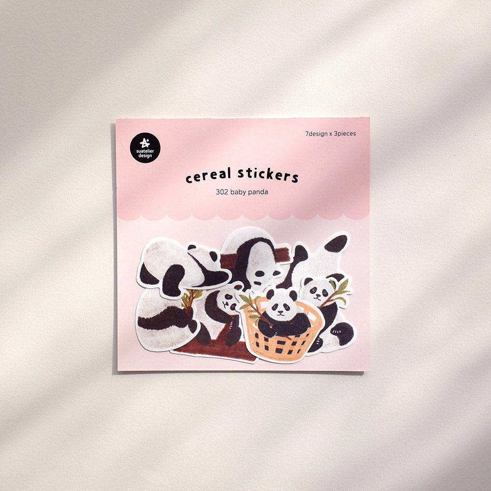SUATELIER Cereal - Baby panda, planche
