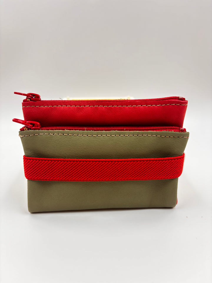 Porte monnaie cuir siamois S - Bandit Manchot