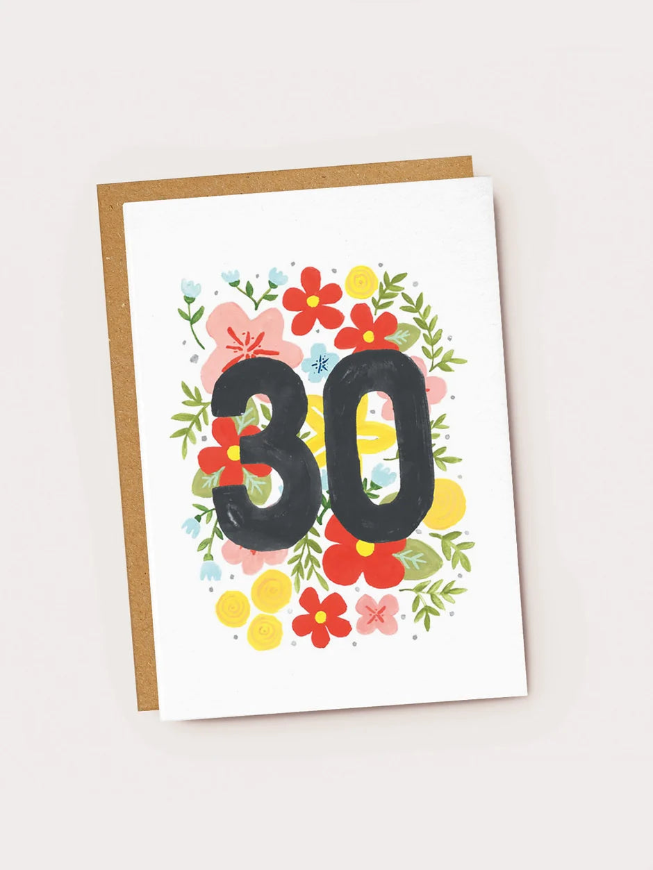 Carte anniversaire 30 - Jade Fisher