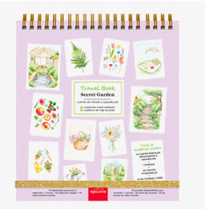 Cartes de voyage à l'aquarelle - Travel Book - La Petite Epicerie