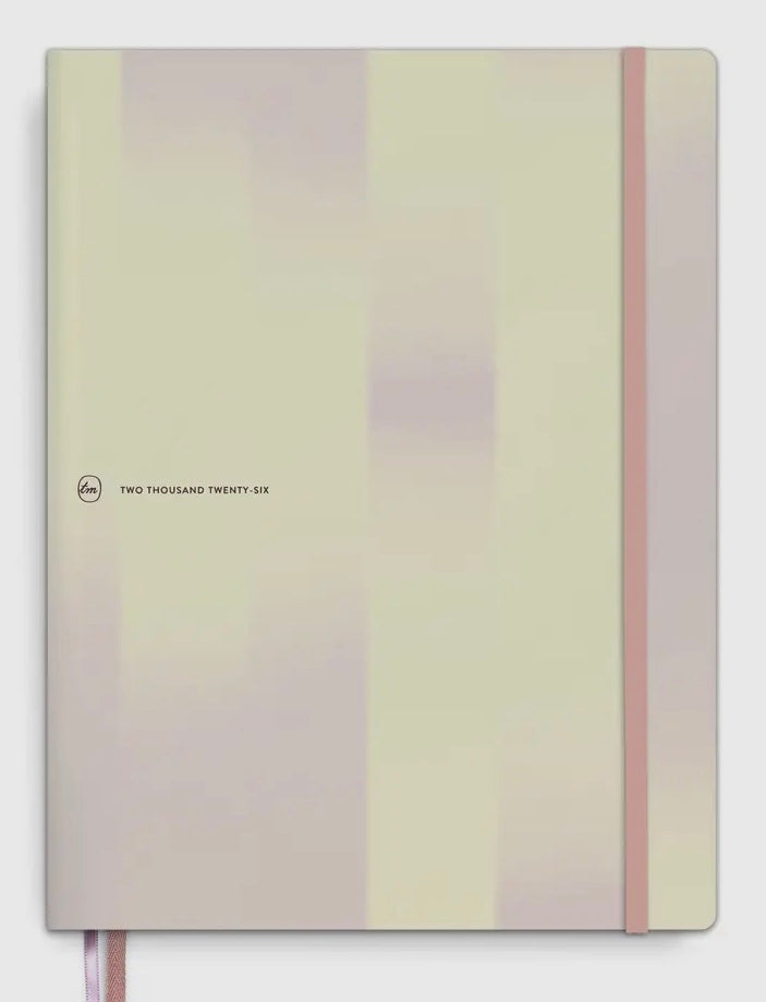 Agenda B5 2026 12 Mois Blush Citron - Planificateur Semainier Couverture Rigide - Tinne+Mia