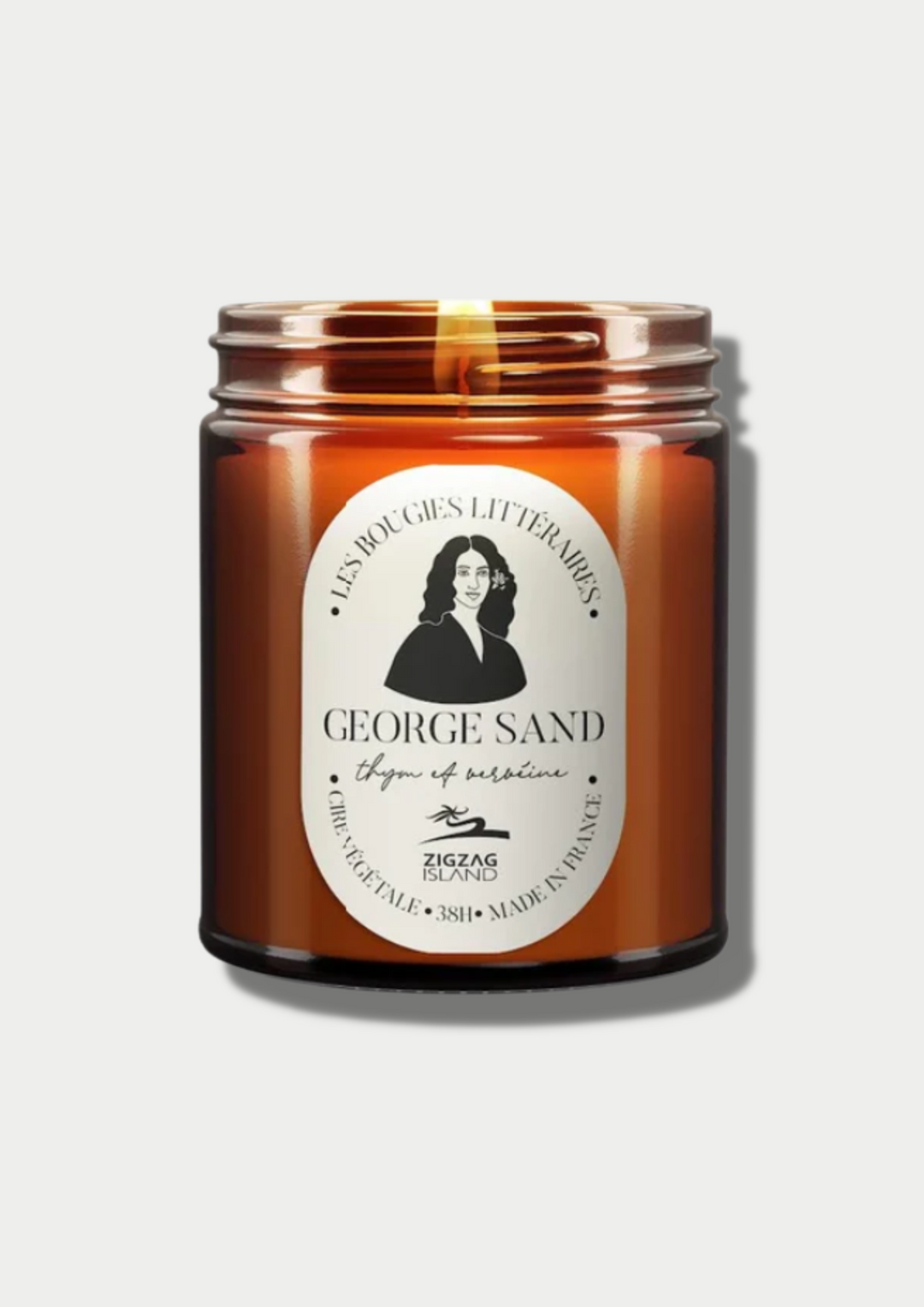 Les Bougies Littéraires végétales en pot d'apothicaire