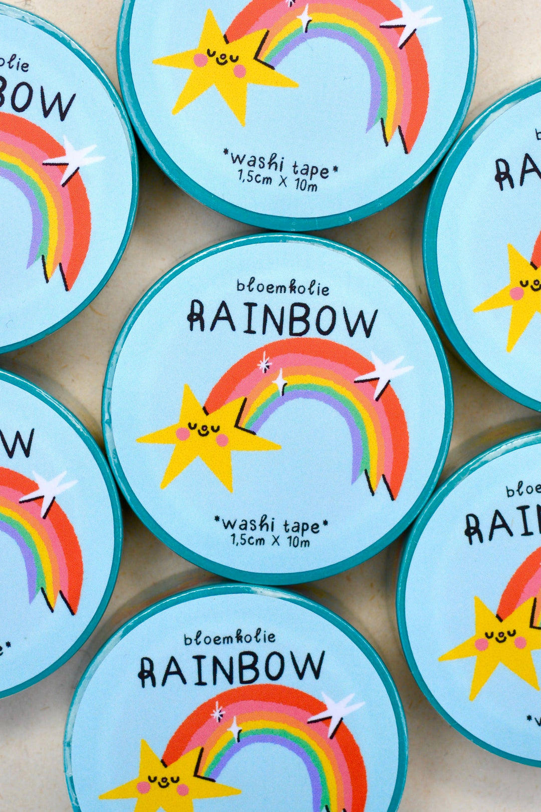 Washi tape Arcs-en-ciel - Bloemkolie