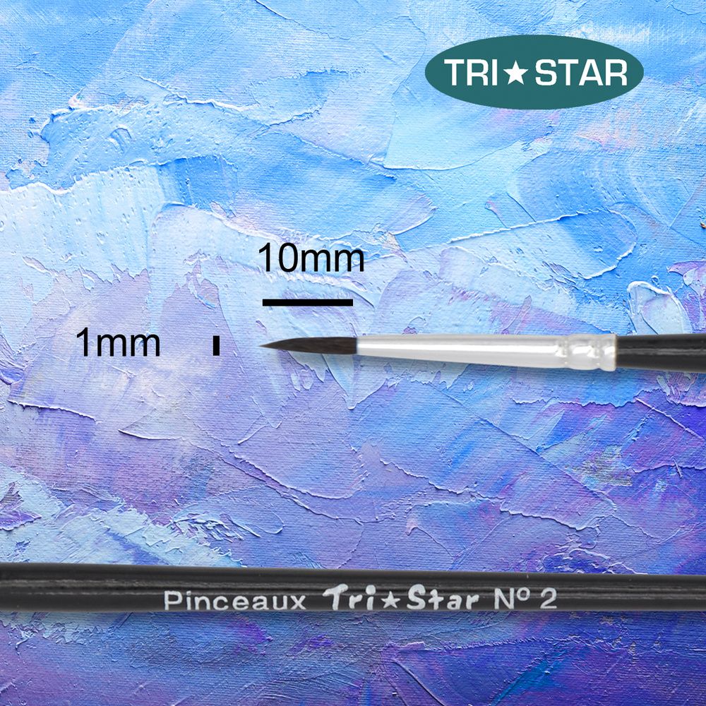 Pinceau rond aquarelle mélange extra-fin