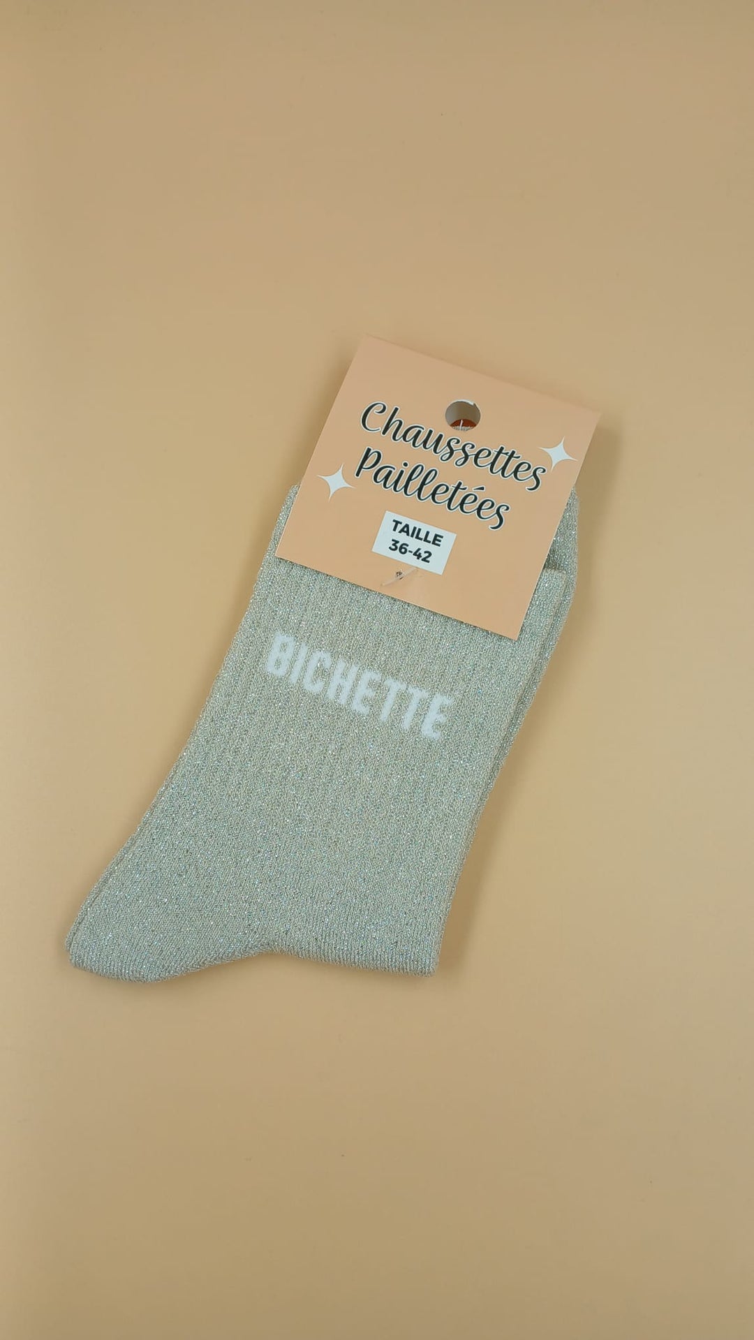 Chaussettes paillettées