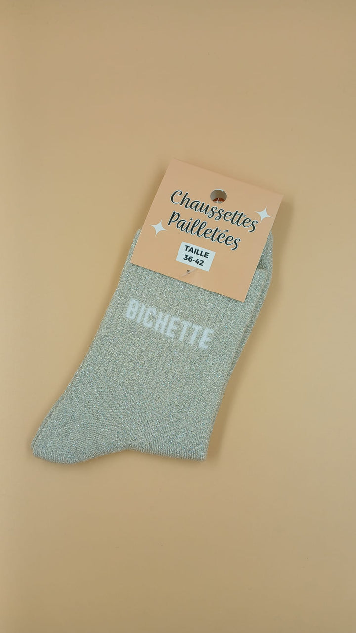 Chaussettes paillettées